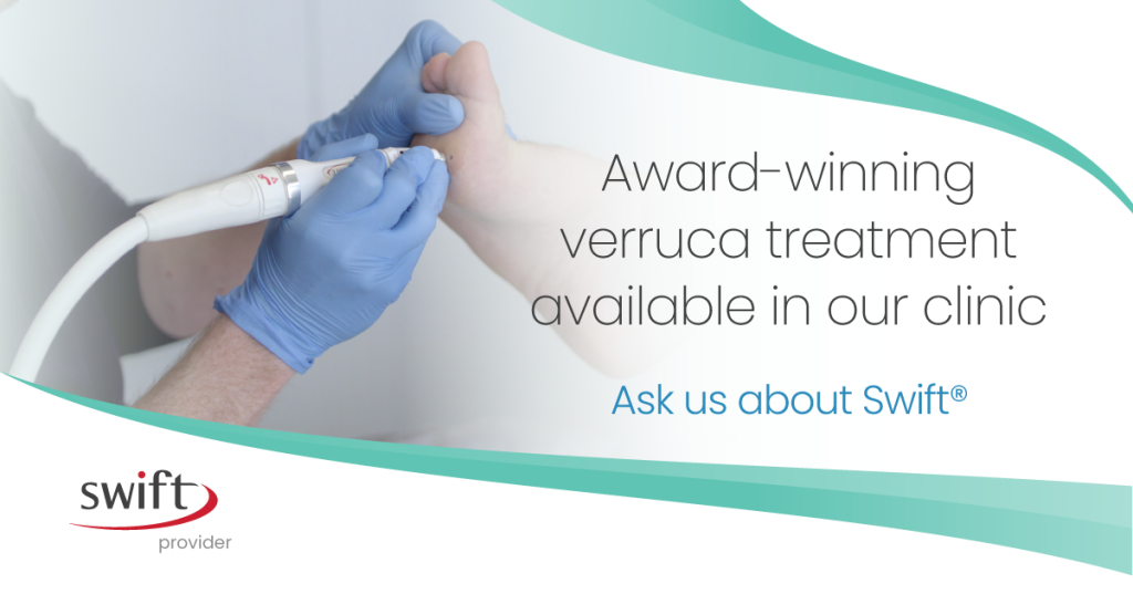Swift verruca treatment available Cockermouth Chiropody / Podiatry