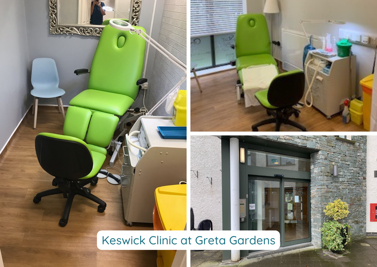 Keswick Podiatry with Cockermouth Podiatry Clinic at Greta Gardens